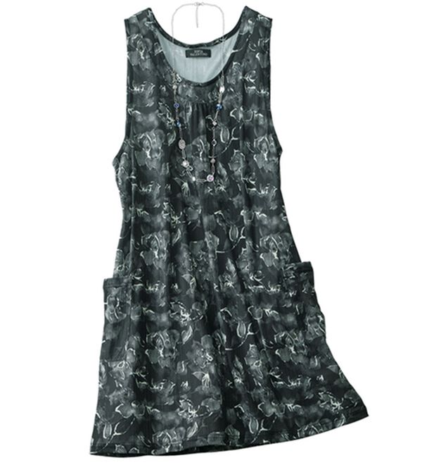 ルフラン（ルフラン）の「【３色組】＜ＳＶ＞上品モノトーンチュニック（エプロン）」｜詳細画像