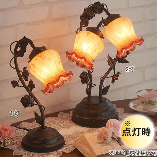 アンティーク調ローズタッチライト - ベルーナ【公式】