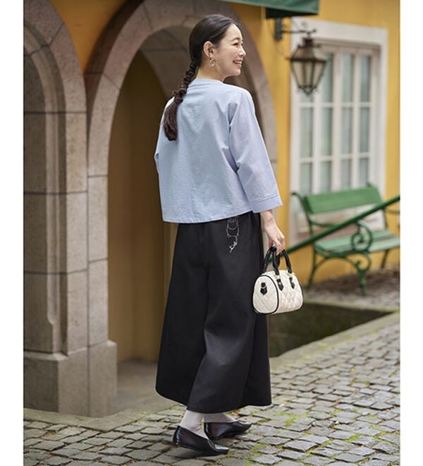 BELLUNA（ベルーナ）の「【ムーミン】ポケットデザインゆったりパンツ（フルレングスパンツ）」｜詳細画像