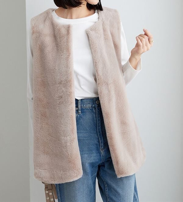 BELLUNA（ベルーナ）の「綿１００％大人顔サマ見えプルオーバー（カットソー）」｜詳細画像