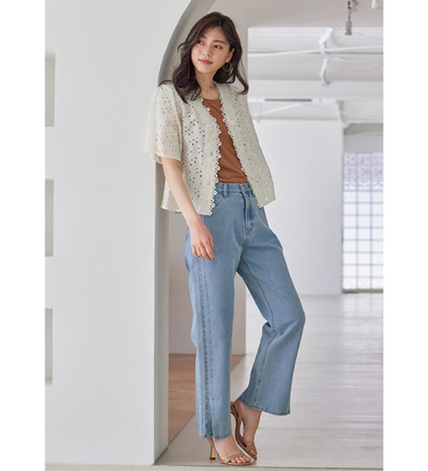 RANAN（ラナン）の「レースコンビブラウス（ブラウス）」｜詳細画像