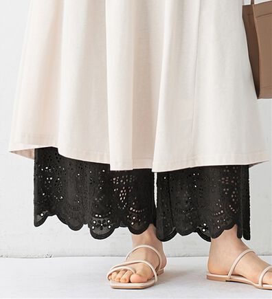 Viola e Viola（ヴィオラ エ ヴィオラ）の「綿レース使いペチパンツ（肌着・インナーウェア）」