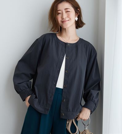 BELLUNA（ベルーナ）の「ビンテージ調ボタンデザインブルゾン（その他ジャケット）」