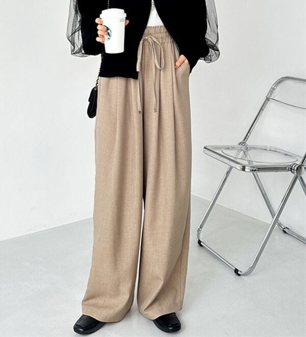 GeeRA（ジーラ）の「【体型カバー】上品なのにラクちんワイドパンツ（フルレングスパンツ）」｜詳細画像