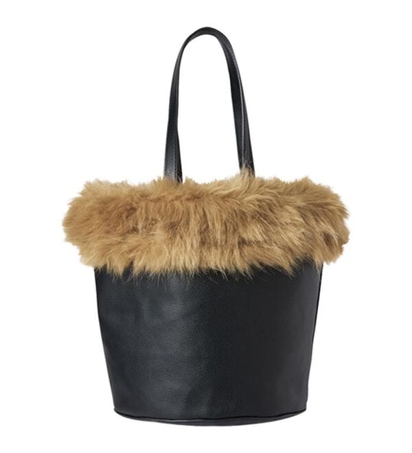 RANAN（ラナン）の「フェイクファーデザインミニトートバッグ（ハンドバッグ）」｜詳細画像