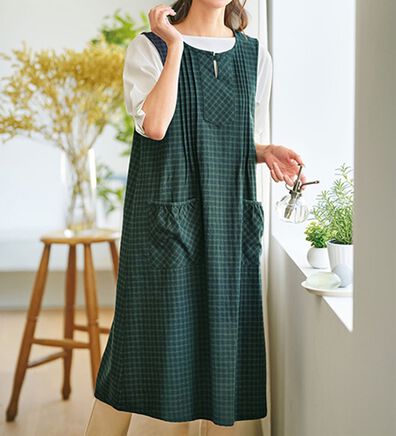 BELLUNA（ベルーナ）の「綿１００％ポケット付ピンタック使いワンピース（その他ワンピース）」