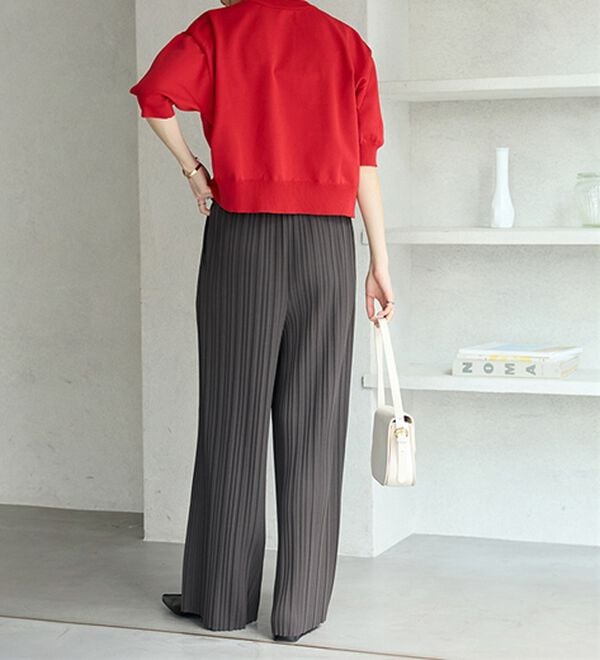 GeeRA（ジーラ）の「【スッキリ細見え】イージー美脚パンツ（フルレングスパンツ）」｜詳細画像