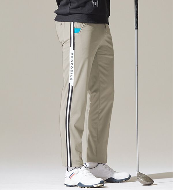 「＜クロコダイル＞防風テック裏フリースアクティブパンツ（メンズフルレングスパンツ）」｜詳細画像