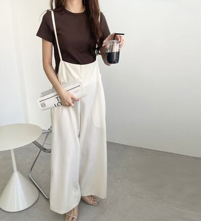 GeeRA（ジーラ）の「サロペットワイドパンツ（オールインワン）」