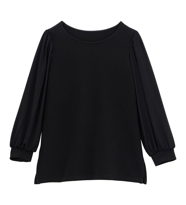 RANAN（ラナン）の「リップル素材ボリューム袖プルオーバー（カットソー）」｜詳細画像