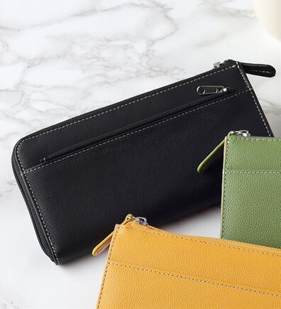 「牛革小銭スッキリ長財布（財布・パスケース）」