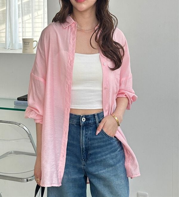 GeeRA（ジーラ）の「アソート柄オーバーサイズシャツ（シャツ）」｜詳細画像