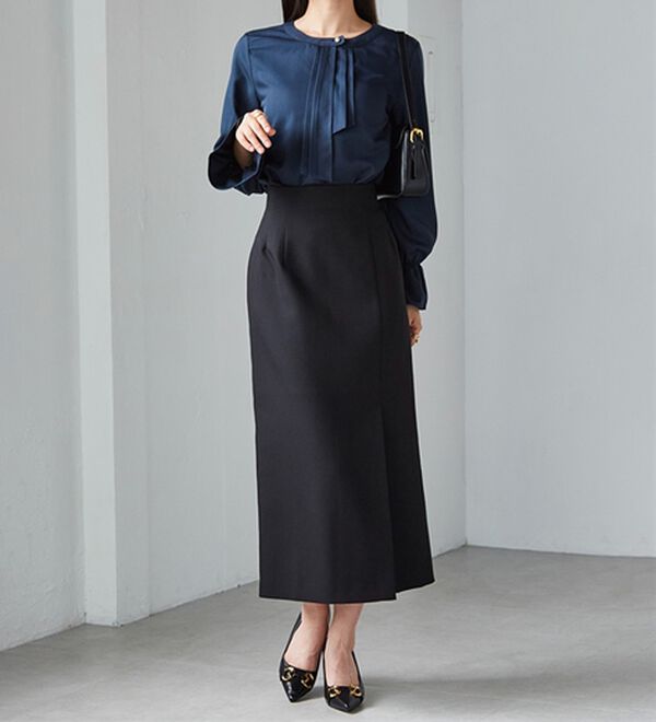 RANAN（ラナン）の「パール付きボウタイブラウス（ブラウス）」｜詳細画像