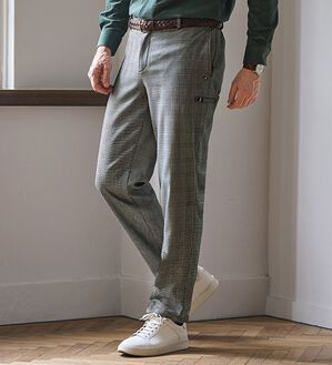 「＜アーノルド　パーマー＞快適ストレッチ裏起毛パンツ（メンズフルレングスパンツ）」｜詳細画像