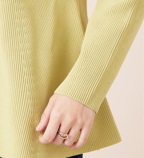 BELLUNA（ベルーナ）の「上品スポンディッシュニットペプラムカーディガン（ニットカーディガン）」｜詳細画像