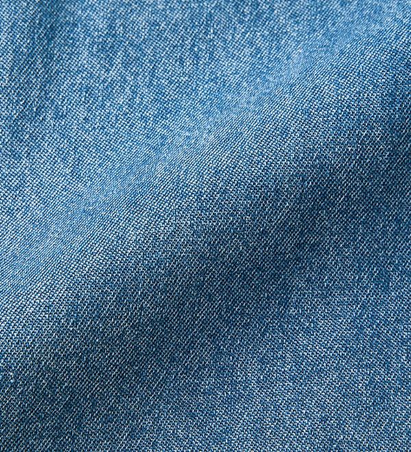 ルフラン（ルフラン）の「ジッパー使いのデニムチュニック（シャツ）」｜詳細画像