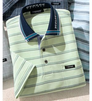 「＜ダンロップ・リファインド＞ＩＺＵＭＯ　ＢＲＡＮＤ　５分袖ポロシャツ（メンズポロシャツ）」｜セージ