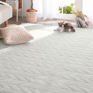 iellio（イエリオ）の「はっ水抗菌防臭ウレタン入りラグ（カーペット）」｜アイスグレー