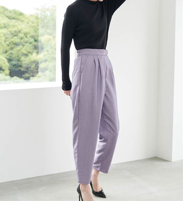 RANAN（ラナン）の「ウエストベルトコクーンパンツ（フルレングスパンツ）」｜詳細画像