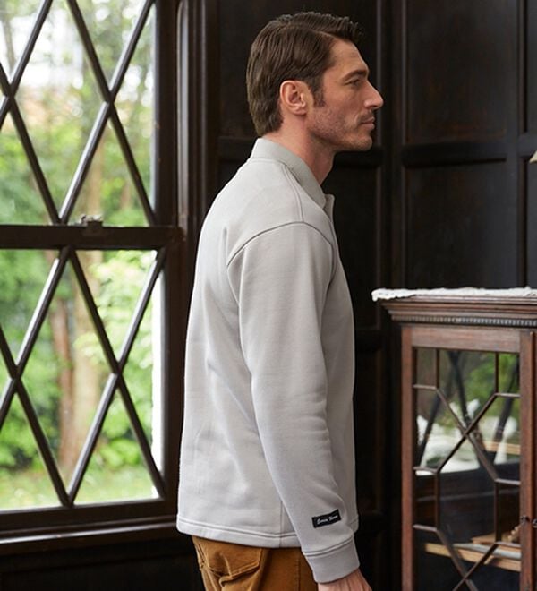 「【４枚組】裏起毛ブランドポロトレーナー（メンズトレーナー）」｜詳細画像