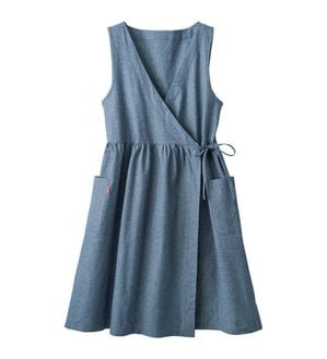 「そのままお出かけ！エプロンワンピース（エプロン）」｜インディゴ