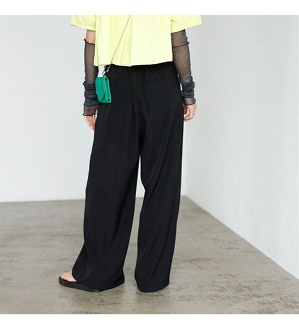 GeeRA（ジーラ）の「２タックデザインポケットワイドパンツ（フルレングスパンツ）」｜詳細画像