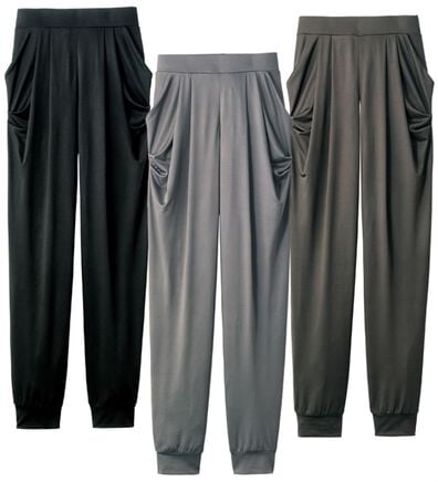 ルフラン（ルフラン）の「【３本組】美フィットサルエルパンツ（フルレングスパンツ）」