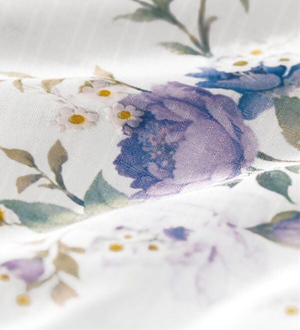 BELLUNA（ベルーナ）の「花柄ブラウス&times;レースカーデアンサンブル（チュニック）」｜詳細画像