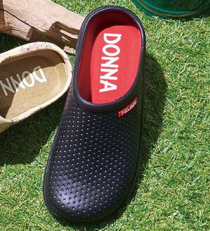 「おしゃれガーデンサンダル（サンダル・ミュール）」｜ブラック