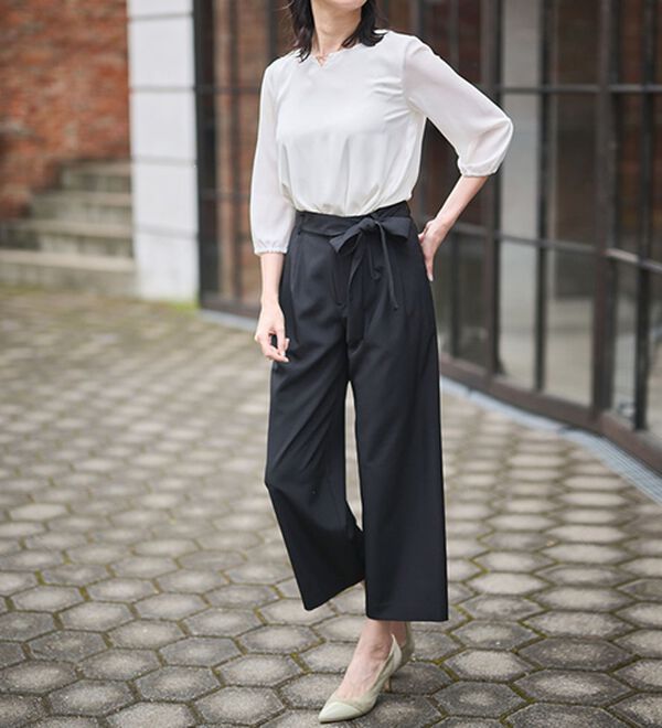 RANAN（ラナン）の「【４点セット】入学式卒業式に！選べるボトムスーツセット（パンツスーツ）」｜詳細画像