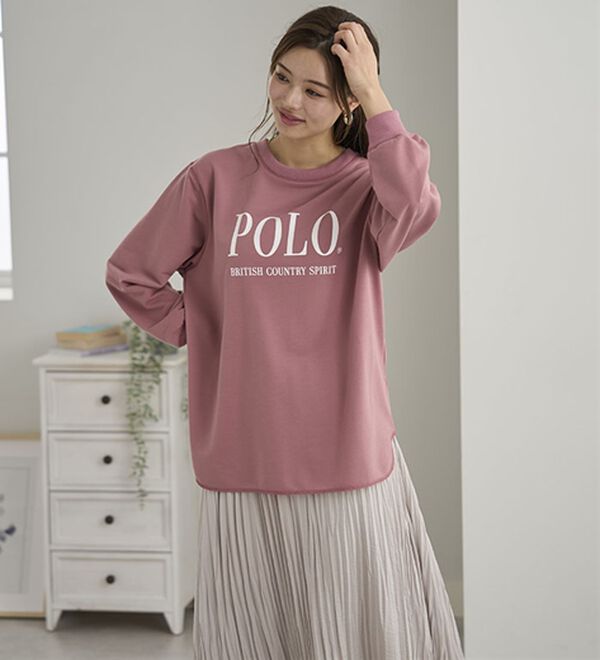 BELLUNA（ベルーナ）の「【ＰＯＬＯ　ＢＣＳ】ミニ裏毛素材デザイントップス（カットソー）」｜詳細画像