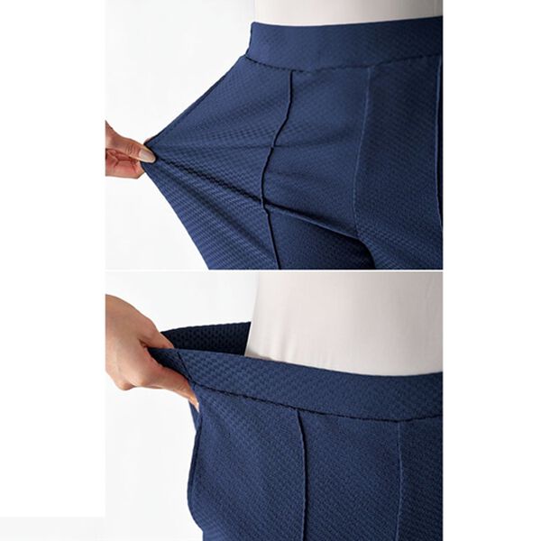 BELLUNA（ベルーナ）の「ストレッチジャカード素材フレアーパンツ（フルレングスパンツ）」｜詳細画像