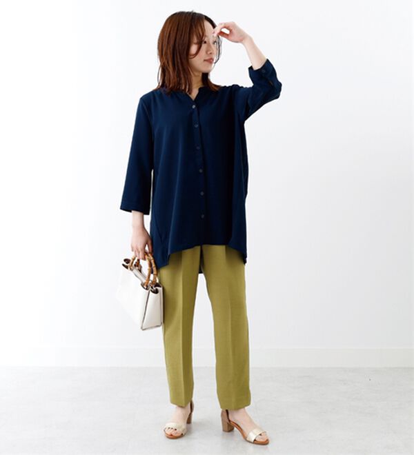 BELLUNA（ベルーナ）の「【新色追加】機能付！バックプリーツチュニック（チュニック）」｜詳細画像