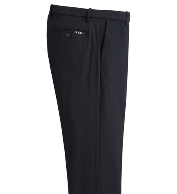 「＜Ｐ．Ｐ．Ｐ＞６０代の着心地快適パンツ（メンズフルレングスパンツ）」｜ブラック