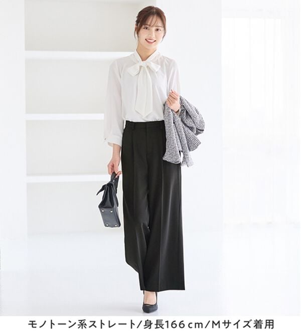 alotta（アロッタ）の「【選べるパンツ】洗える！３点セット着回し力抜群スーツ（パンツスーツ）」｜詳細画像