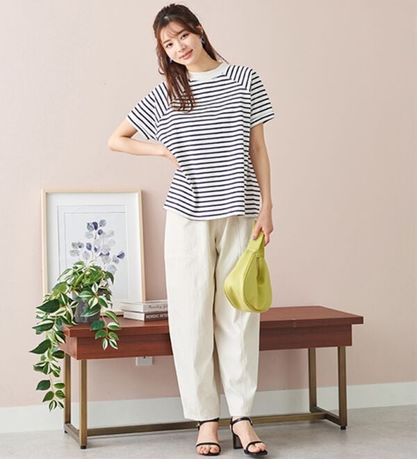 BELLUNA（ベルーナ）の「下半身カバーコクーンシルエットパンツ（フルレングスパンツ）」｜詳細画像