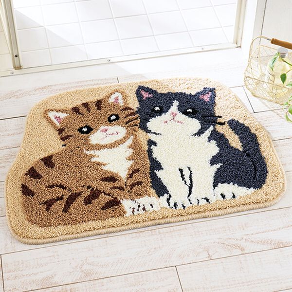 「かわいいアニマル吸水マット（バスマット）」｜ツインネコ