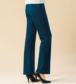 ルフラン（ルフラン）の「あったか優しい肌心地！ラク美パンツ（フルレングスパンツ）」｜ブルーグレー