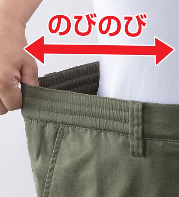 「＜フィラ＞裏フリースすっきりカーゴパンツ（メンズフルレングスパンツ）」｜詳細画像