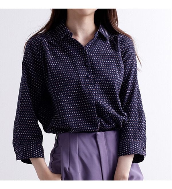 ルフラン（ルフラン）の「さらっと涼やかブラウス（ブラウス）」｜詳細画像