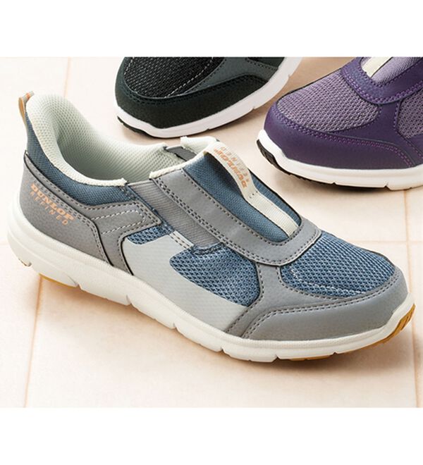 ルフラン（ルフラン）の「＜ダンロップリファインド＞サッと履けるスリッポンスニーカー（スニーカー）」｜グレー