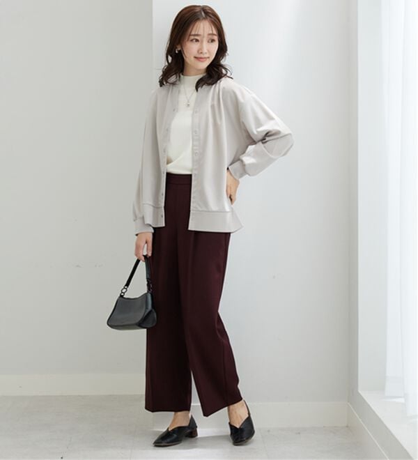 BELLUNA（ベルーナ）の「ジョーゼット素材スキッパーカーディガン（その他カーディガン）」｜詳細画像