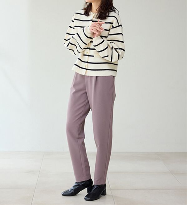 RANAN（ラナン）の「【4つの機能付き】洗える！ゴールド調ボタンニットカーディガン（ニットカーディガン）」｜詳細画像