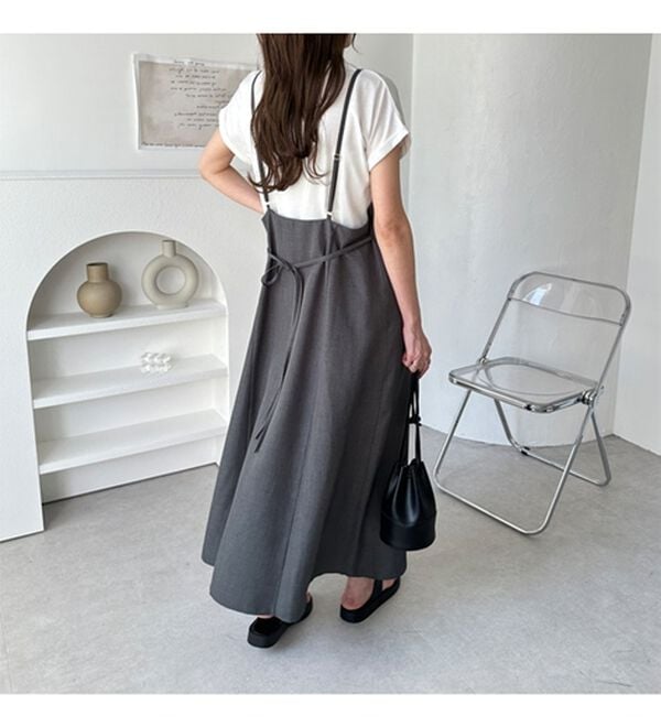 GeeRA（ジーラ）の「リネンライクロングキャミワンピース（その他ワンピース）」｜詳細画像