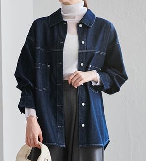 RANAN（ラナン）の「デニム素材オーバーサイズジャケット（その他ジャケット）」｜詳細画像