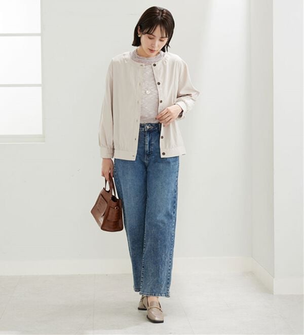 BELLUNA（ベルーナ）の「ビンテージ調ボタンデザインブルゾン（その他ジャケット）」｜詳細画像