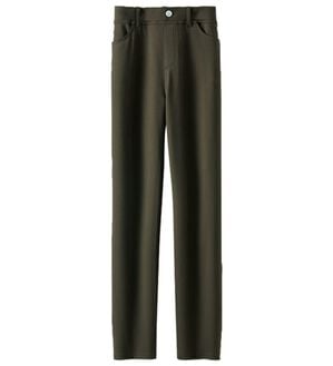 BELLUNA（ベルーナ）の「新触感！マシュマロみたいななめらかストレッチパンツ（フルレングスパンツ）」｜ブラウン