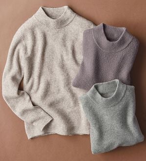 BELLUNA（ベルーナ）の「ヤクウール入りニットプルオーバー（ニット・セーター）」｜詳細画像