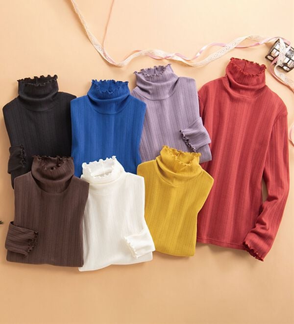 LAVIENNE（ラヴィエンヌ）の「着回し力抜群！綿１００％着映えリブインナー（肌着・インナーウェア）」｜詳細画像