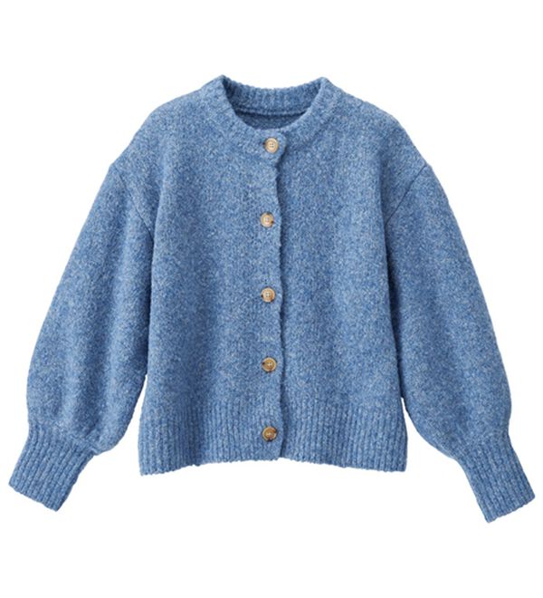 RANAN（ラナン）の「カラーショートカーディガン（ニットカーディガン）」｜詳細画像